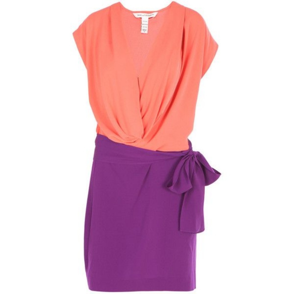 Diane Von Furstenberg Purple and Pink Dress
